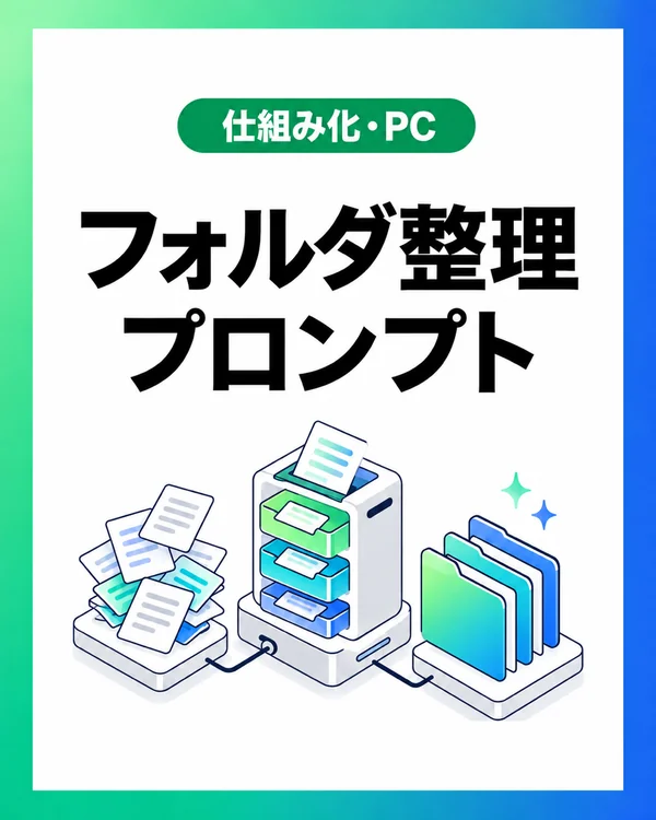 フォルダ整理プロンプト